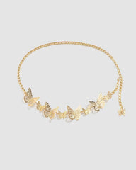Schmetterlings-Statement-Taillen-Bodychain 