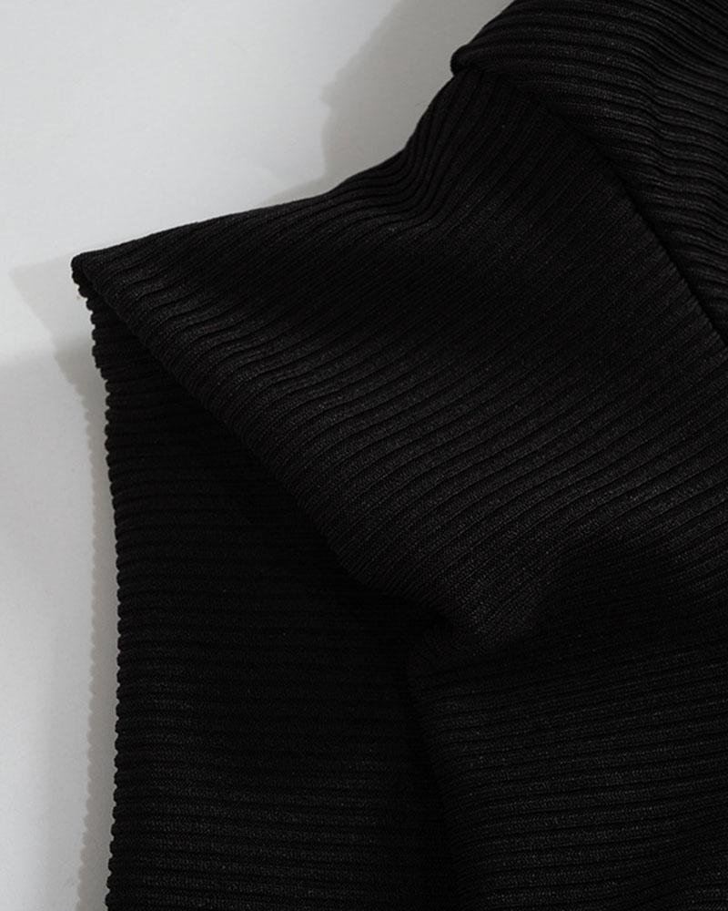 Warm Hands Mesh High Neck Bodysuit