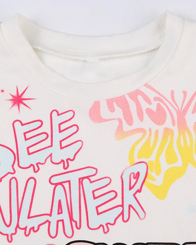 Sweetwon T-Shirt mit Graffiti-Grafik 