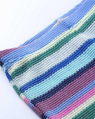 Teleport – Lange Hose mit gerippten Streifen