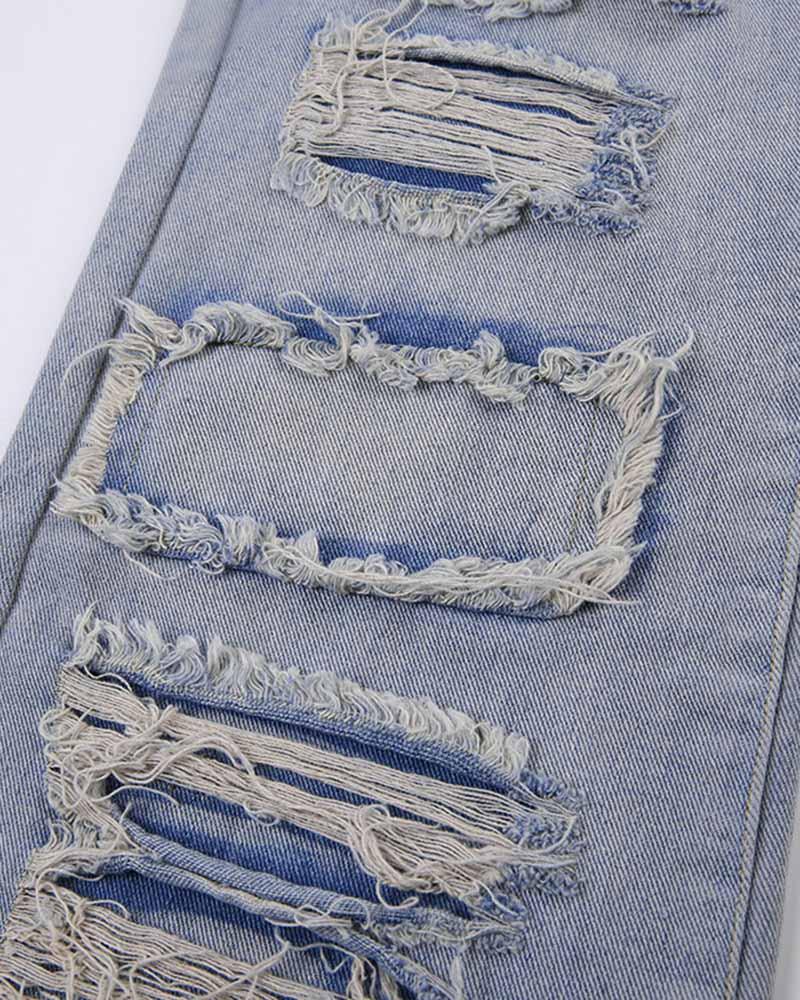 Retro-Jeans-Beinwärmer 