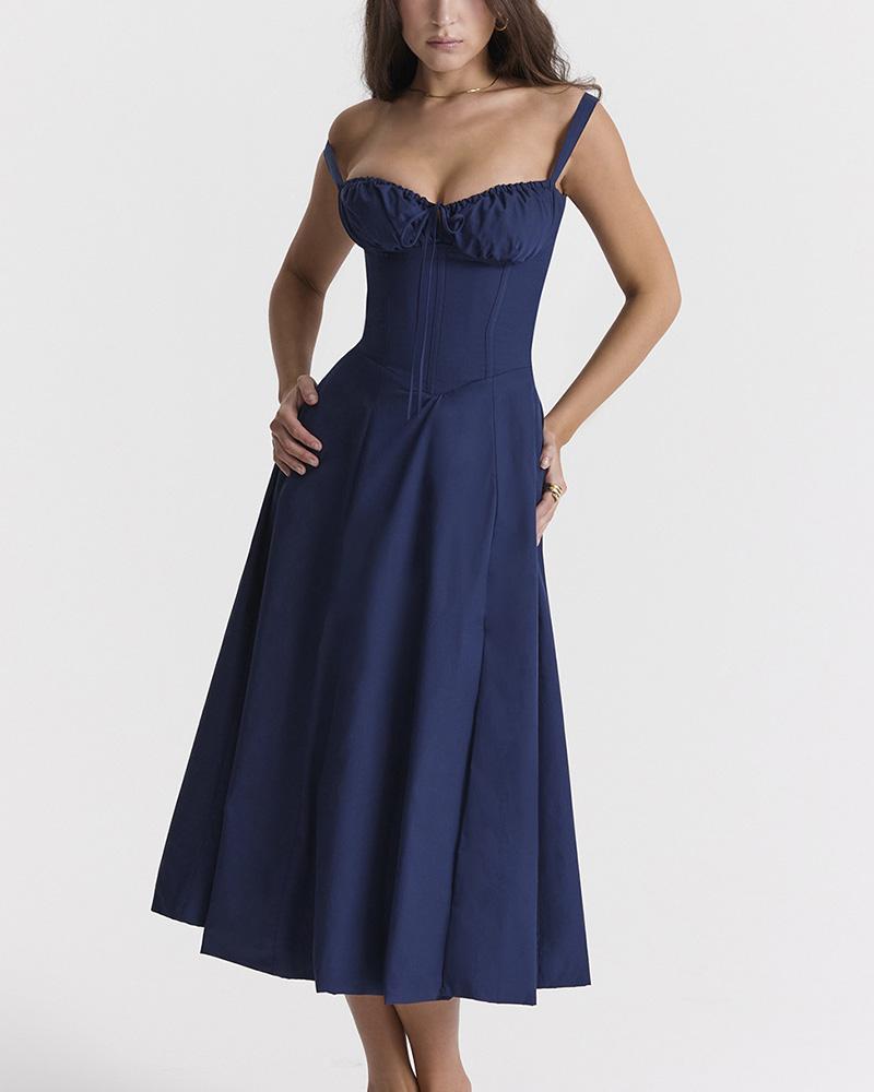 Mzya Korsett-Midikleid 