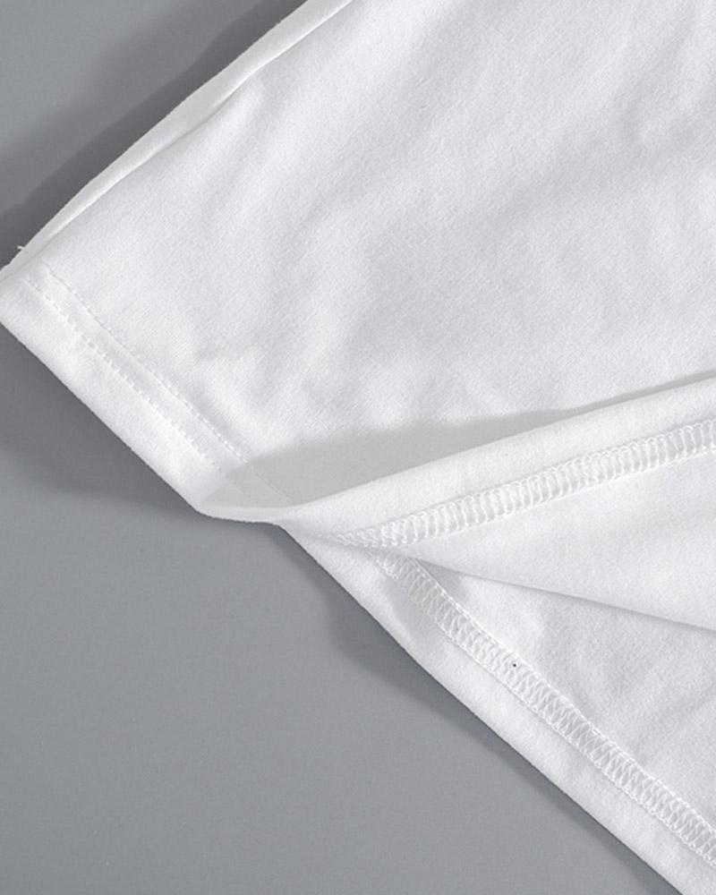 Tanktop mit weiten Schultern 