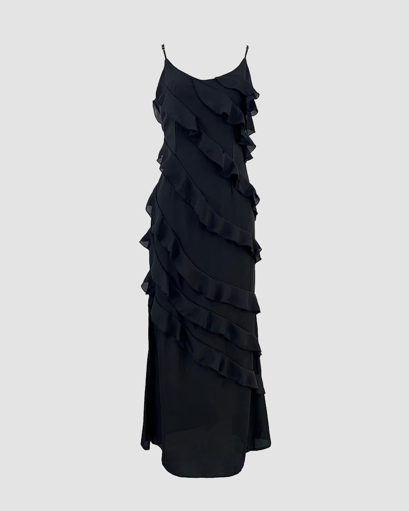 Flammendes Maxikleid