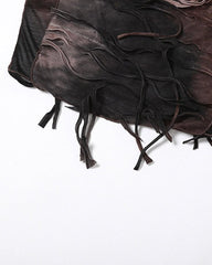 Nocturnal Grunge Maxikleid 