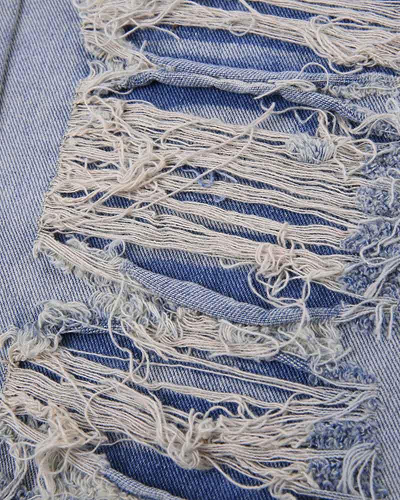 Retro-Jeans-Beinwärmer 