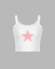 Midbury Rugged Star Crop Tank Top