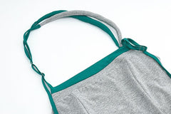 Neckholder-Crop-Top mit Kontrast-Rücken 