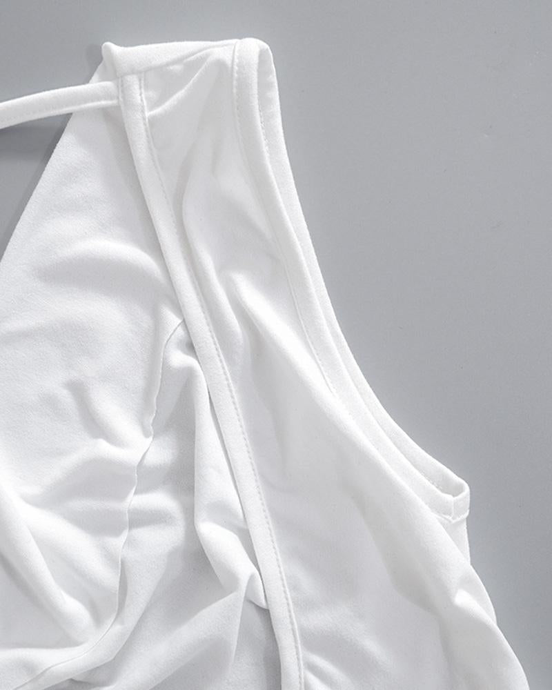 Tanktop mit weiten Schultern 