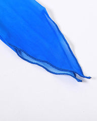 Oinoie – Minikleid aus Netzstoff mit Cut-outs 