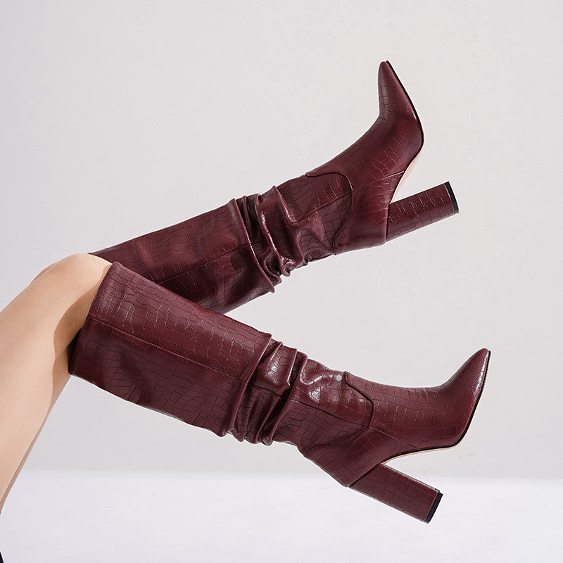 Kniehohe Stiefel Frazer Slouch