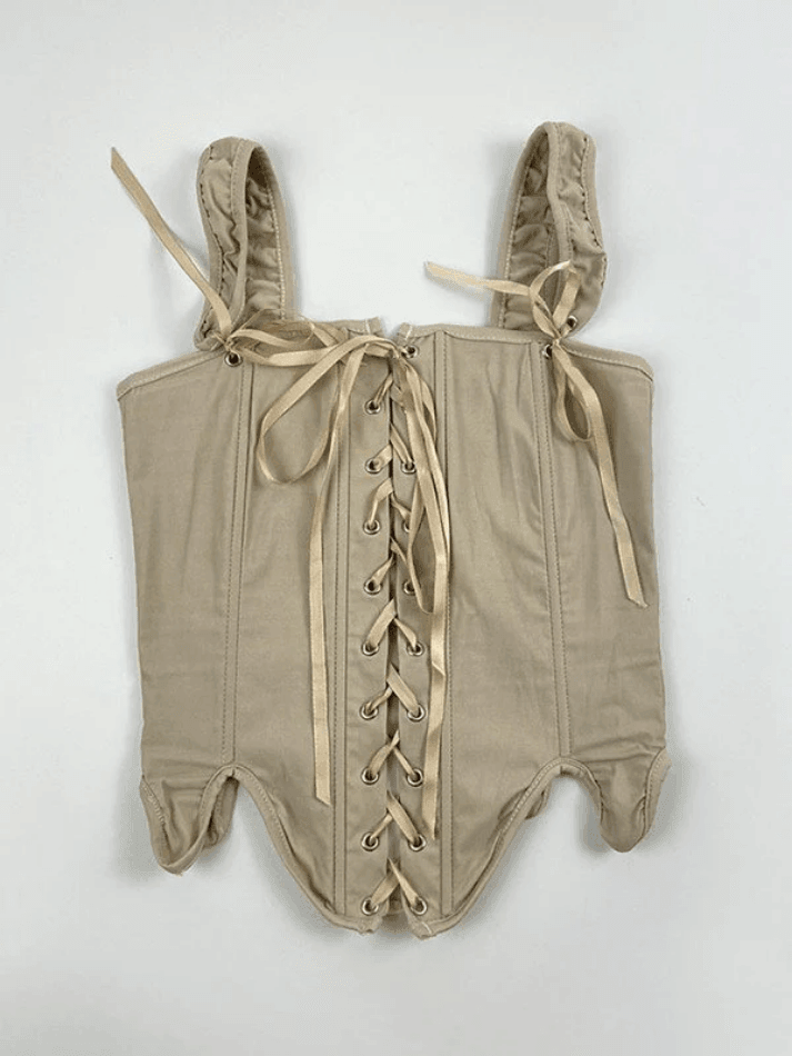 Lace Up Corset Top