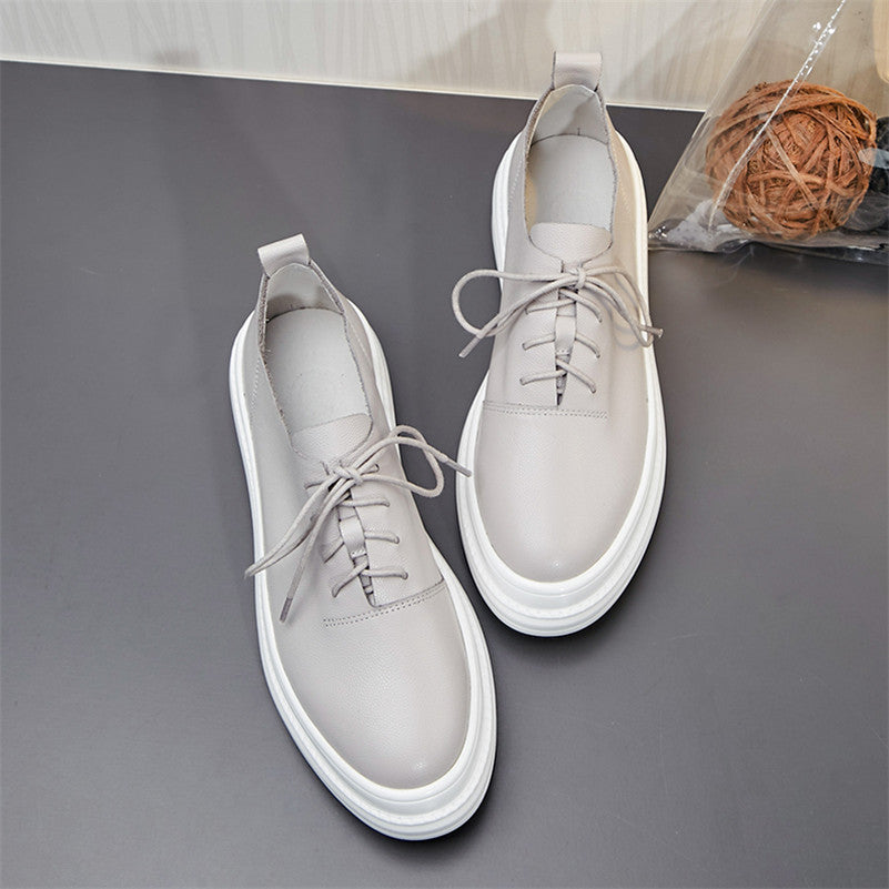 Charlize Genuine Leather Fashion Sneakers
