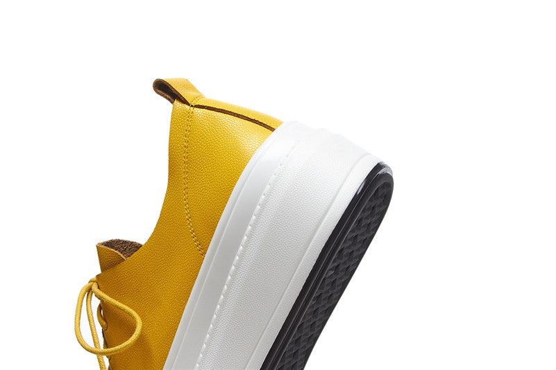 Charlize Genuine Leather Fashion Sneakers