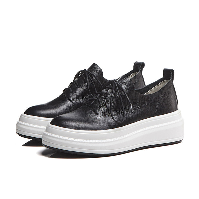 Charlize Genuine Leather Fashion Sneakers