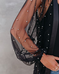 Lyrical Embellished Tulle Duster