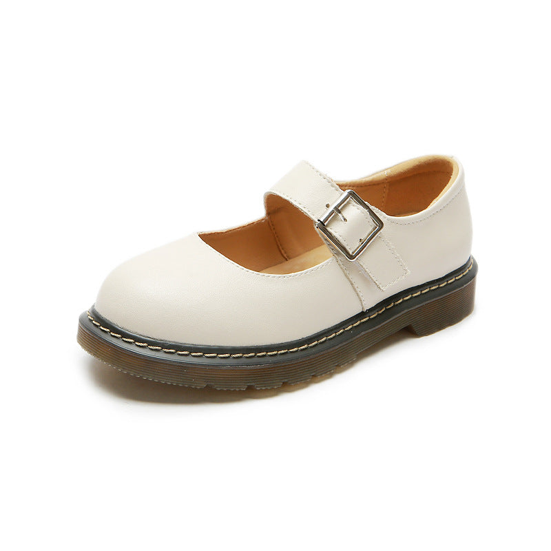 Mary Janes aus Leder mit Vintage-Schnalle