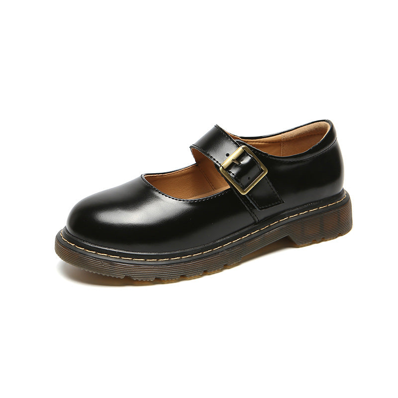 Mary Janes aus Leder mit Vintage-Schnalle