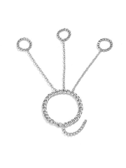 Men's Chain Detail Mittens Ring