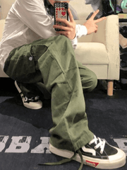 Men's Vintage Straight-Leg Cargo Pants