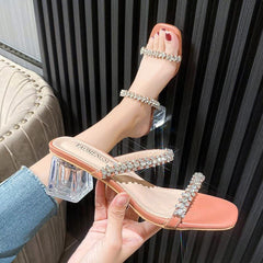 Newbella	Diamond Deta Chunky heeled Sandals Newgew