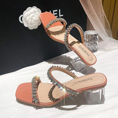 Newbella	Diamond Deta Chunky heeled Sandals Newgew