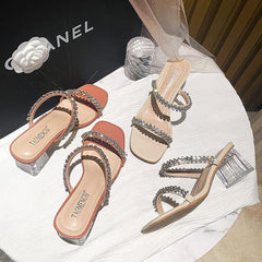 Newbella	Diamond Deta Chunky heeled Sandals Newgew