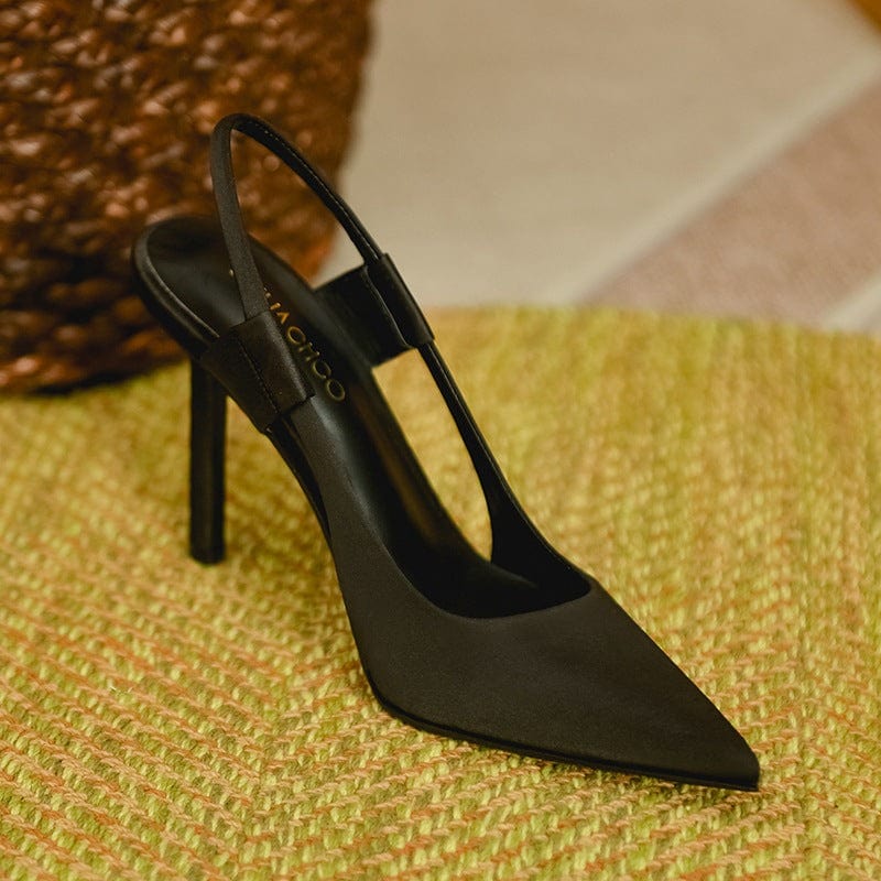 Pointed Toe Heeled Pumps Newgew
