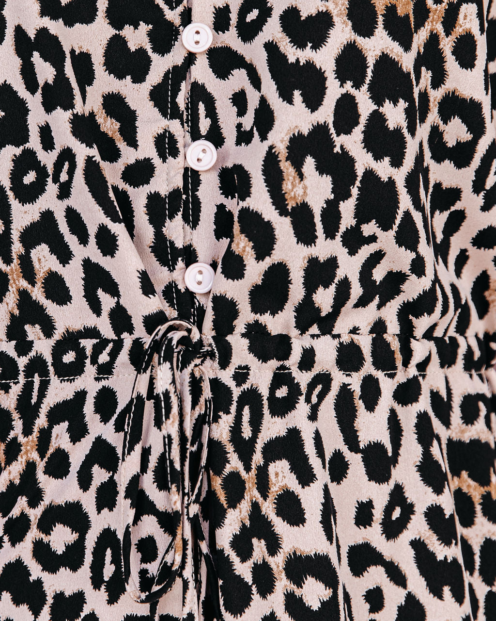 Prioritize Leopard Button Down Ruffle Romper Ins Street