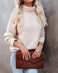 Quay Rollkragen-Strickpullover – Beige – ENDGÜLTIGER VERKAUF