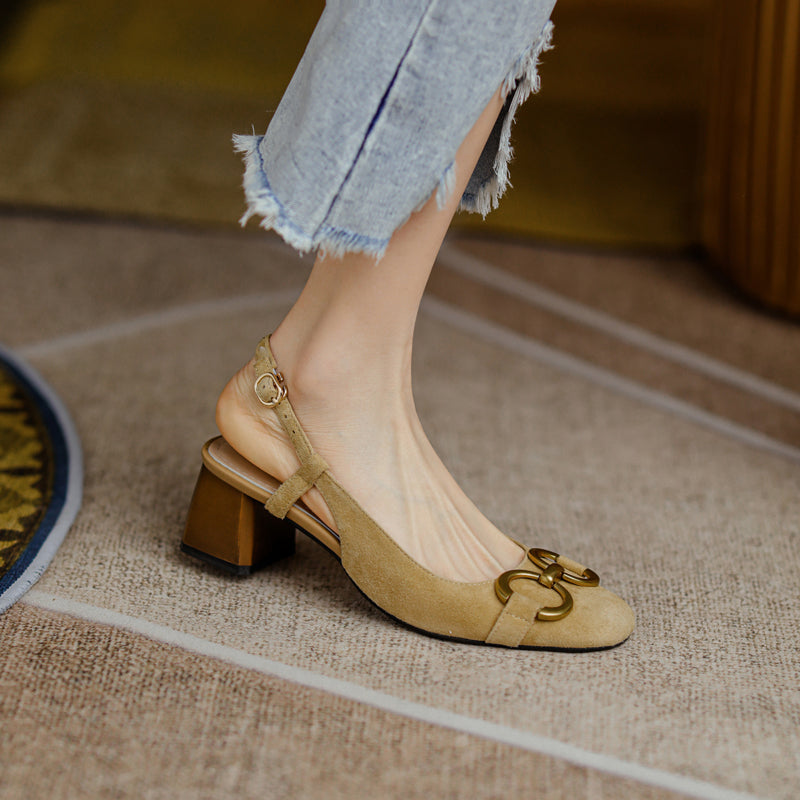 Allie Chain Slingback Heels Newgew