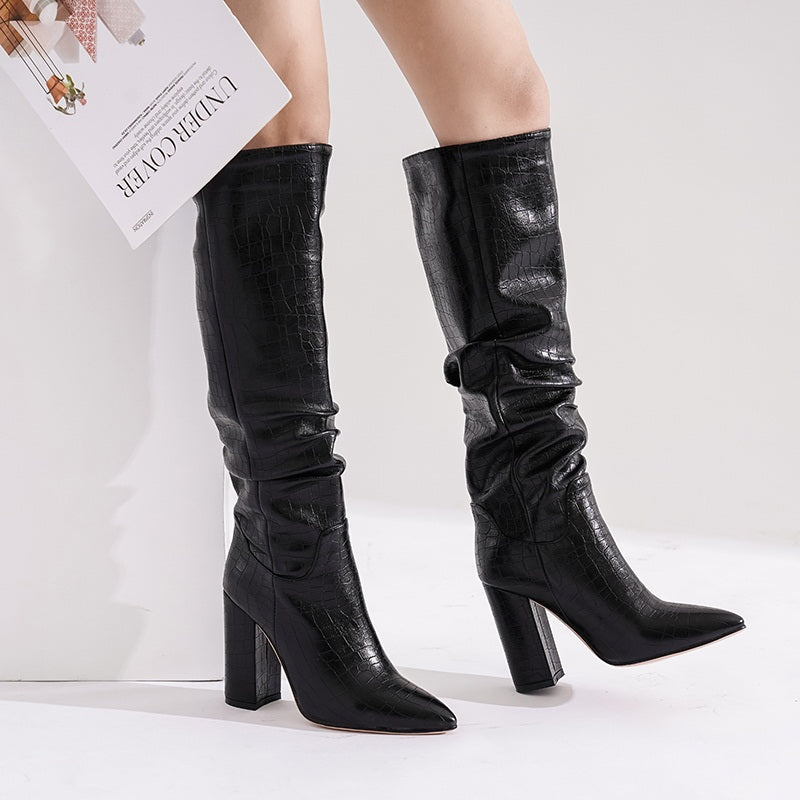 Kniehohe Stiefel Frazer Slouch