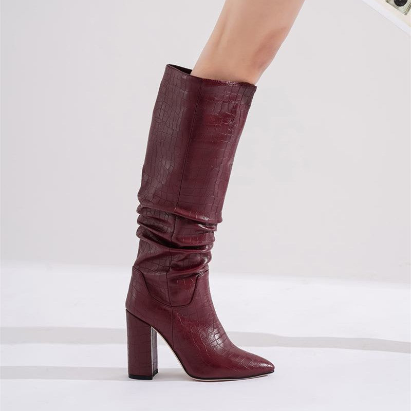 Kniehohe Stiefel Frazer Slouch