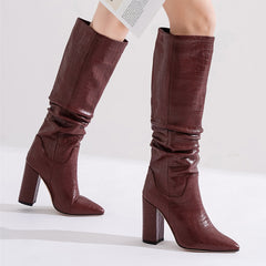 Kniehohe Stiefel Frazer Slouch