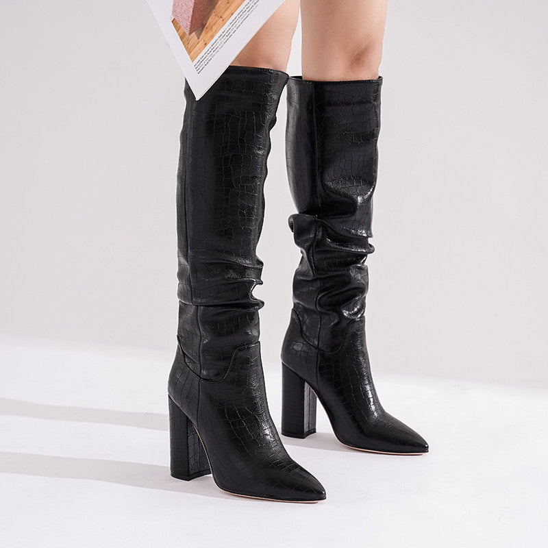 Kniehohe Stiefel Frazer Slouch