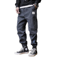 Street style men denim pants