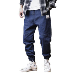 Street style men denim pants