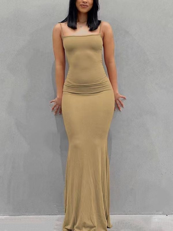 Slim Wrap Hip Dress