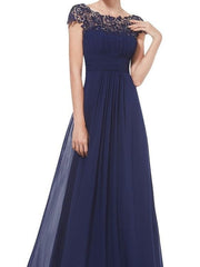 Elegantes Abendkleid aus Spitze, Brautjungfernkleid 