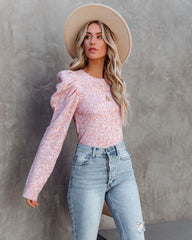 Throne Strickpullover mit Puffärmeln