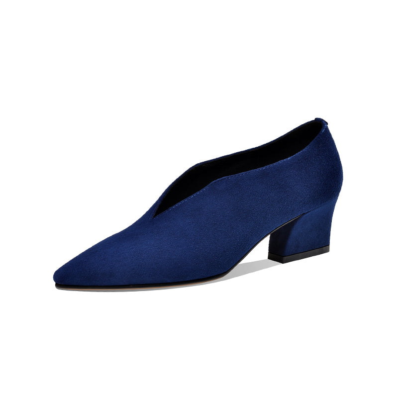 Rachael V Cut Heels Pumps Newgew