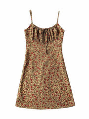 Vintage Floral Slip Mini Dress