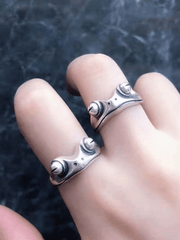 Manschettenring im Vintage-Frosch-Design