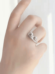 Manschettenring im Vintage-Frosch-Design