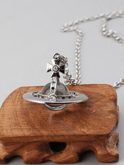 Vintage Planet Pendant Necklace
