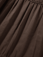 Vintage Tiered Midi Skirt