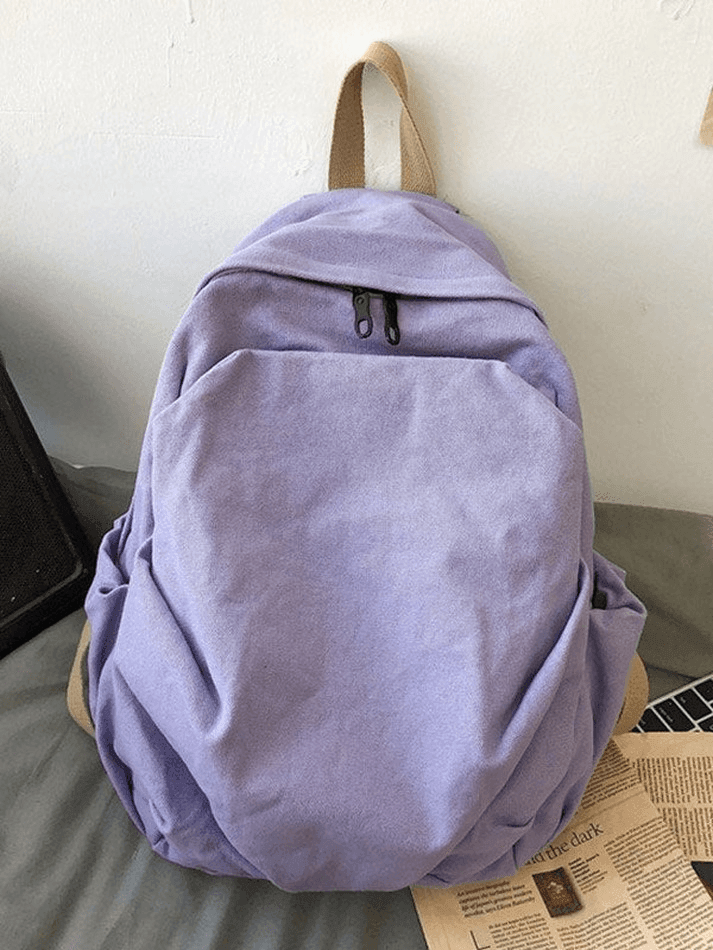 Vintage Wash College School Backpack