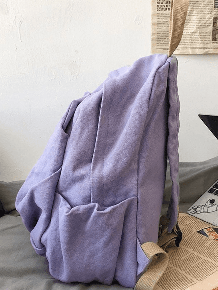 Vintage Wash College School Backpack