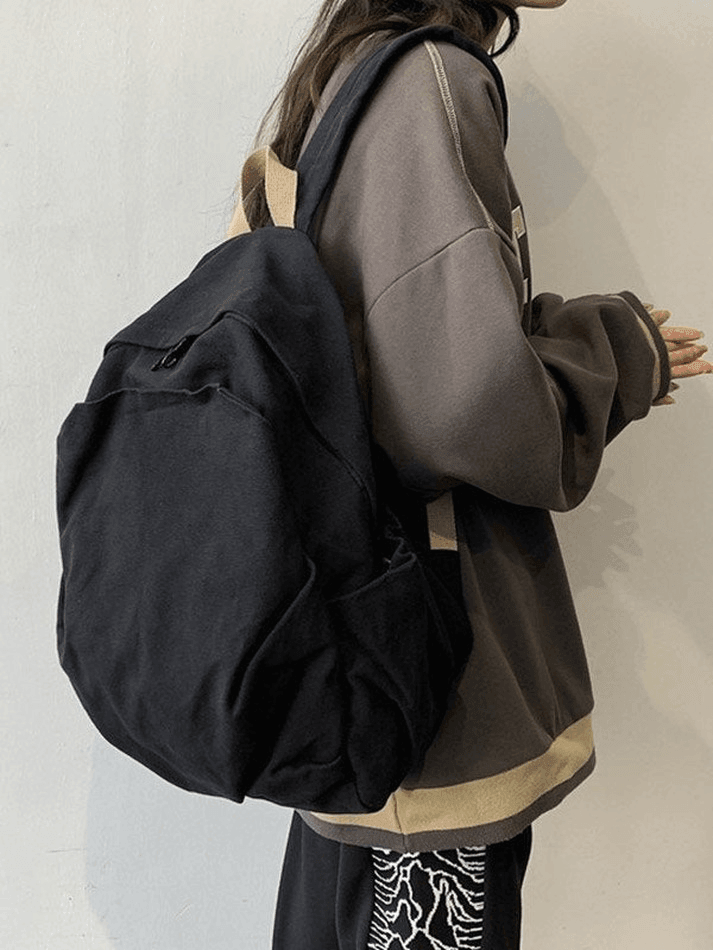 Vintage Wash College School Backpack