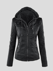Women Jackets Faux Leather Jacket Ins Street